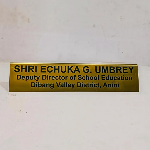 Office Desk Name Plate
