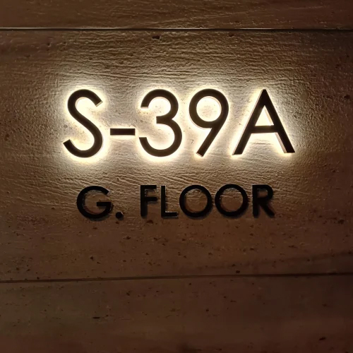 Backlit Alphabet Letter