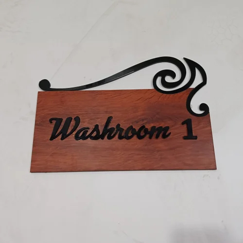 Washroom Name Plates