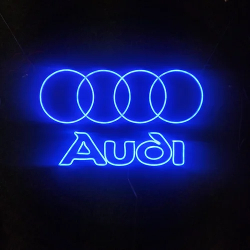 Audi Neon Sign Logo