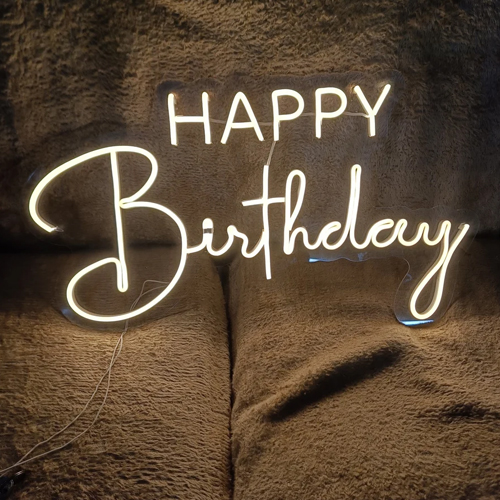 Happy Birthday Neon sign
