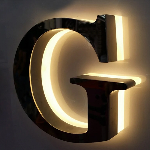 Stainless Steel Alphabet Letter