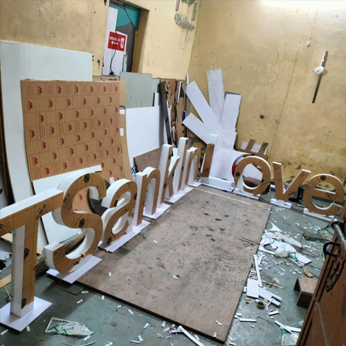 12 Inch Acrylic Alphabet Latter