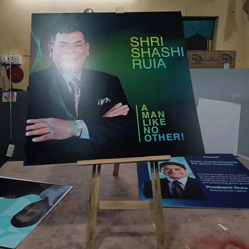 Wooden Advertising Standee